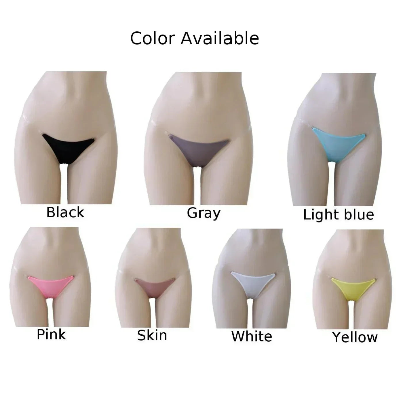 Sexy Women’s Transparent Adjustable Waistband Panties Low-Rise G-String - Empire P.E