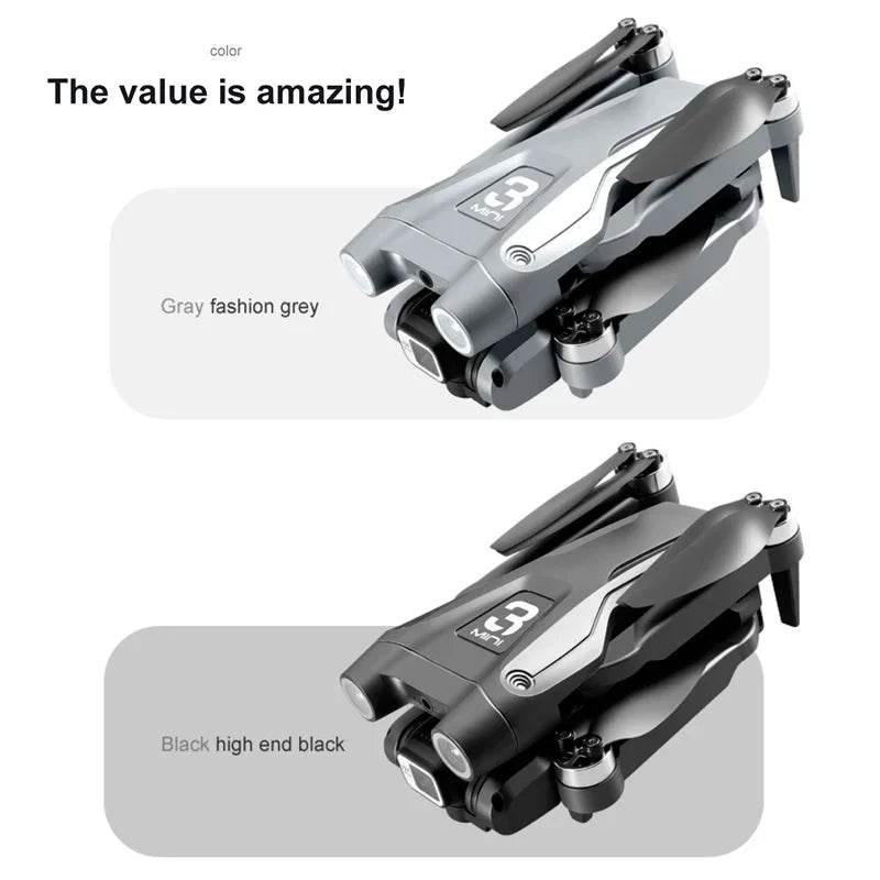 2025 New Z908 Pro /MAX 8K Drone ESC Professional 8K Dron Optical Flow Localization 3sided Obstacle Avoidance Quadcopter Toys - Empire P.E