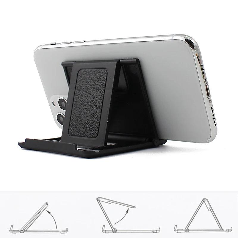 Phone Holder Desk Stand For Your Mobile Phone Tripod Bracket For IPhone IPad Tablet Xiaomi Plastic Foldable Support Telephone - Empire P.E