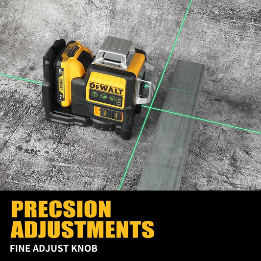 2025 Dewalt Laser LeveL DW089LG Self Levelling 12 Line 3 x 360 Degrees Green Beam - Empire P.E