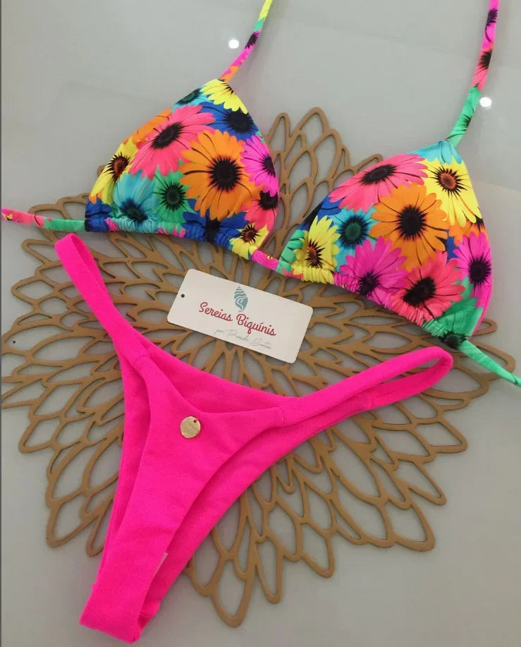 New Bikini Women Sexy Brazil Swimsuit Beach Vacation Swimwear - Empire P.E