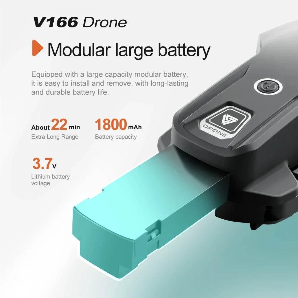 V166 Drone dji fpv 8k professional rc helicopter Mini ufo aircraft jjrc plane elicoptero en oferta low price drones Aircraft - Empire P.E