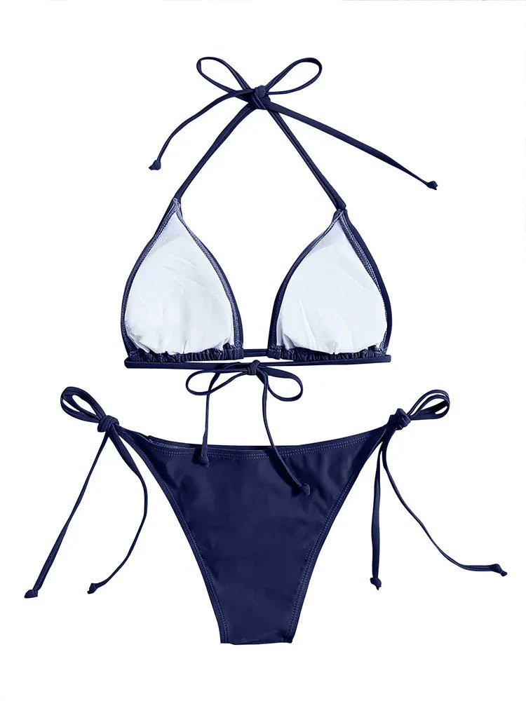 Sexy New Navy Blue Swimsuits Woman Sexy Bathing Suits - Empire P.E