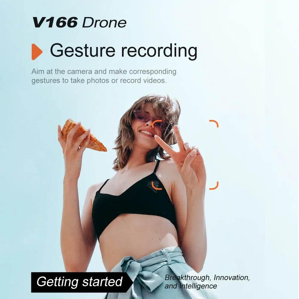 V166 Drone dji fpv 8k professional rc helicopter Mini ufo aircraft jjrc plane elicoptero en oferta low price drones Aircraft - Empire P.E