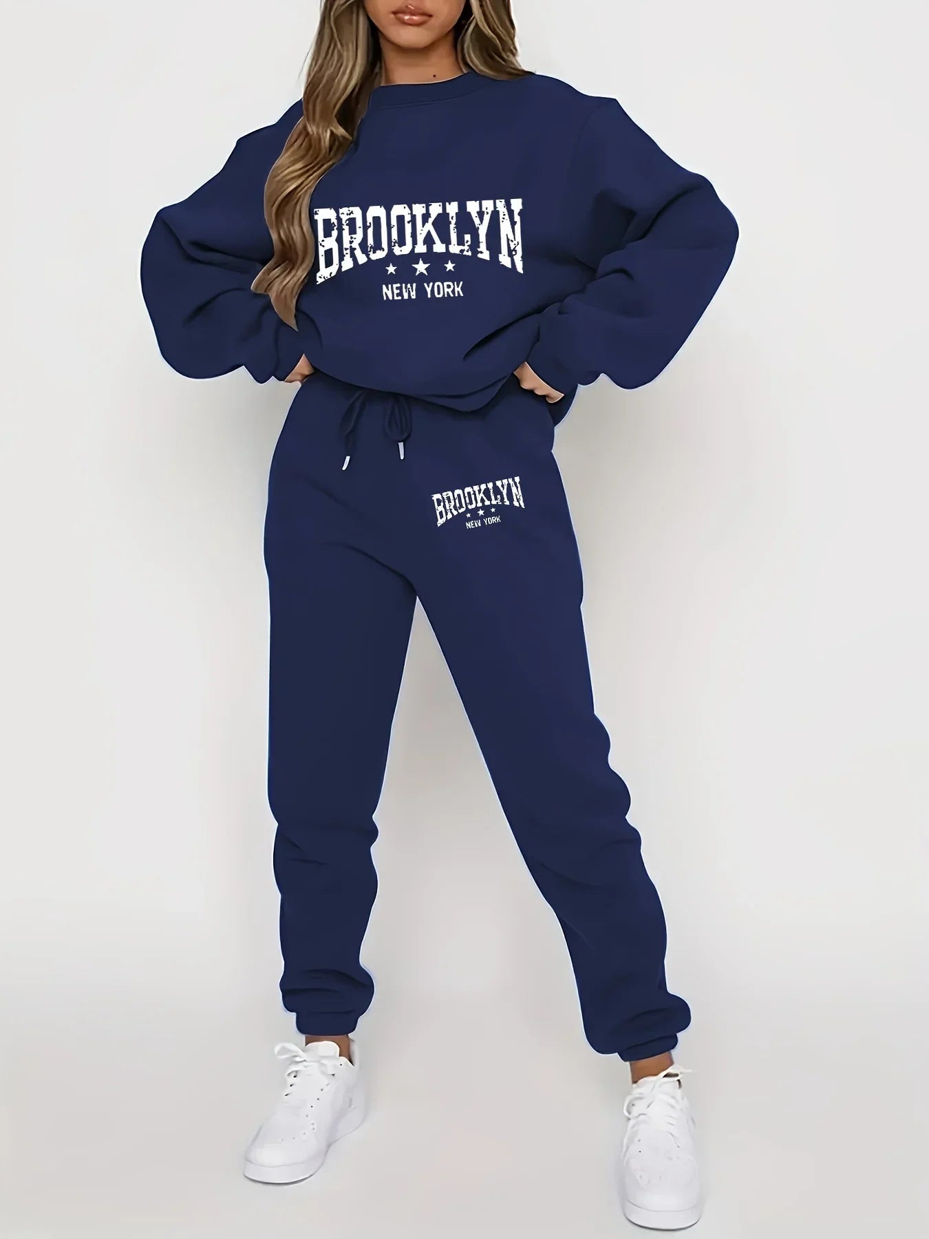 Women's Sweater Pants Set Street Hip Hop Clothing - Empire P.E