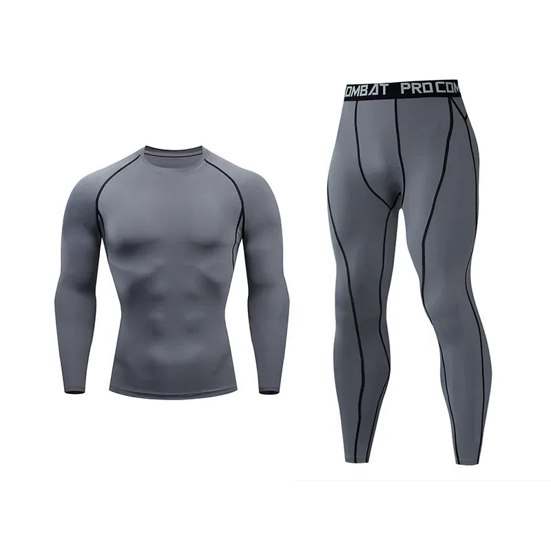 Men's Running Set Gym Jogging Thermo Track suit - Empire P.E