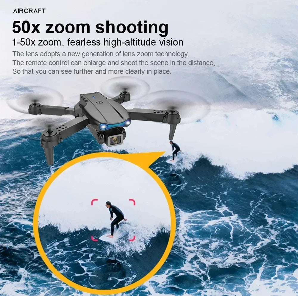 E99Pro Drone HD Professional 4k drone Dual Camera WIFI - Empire P.E