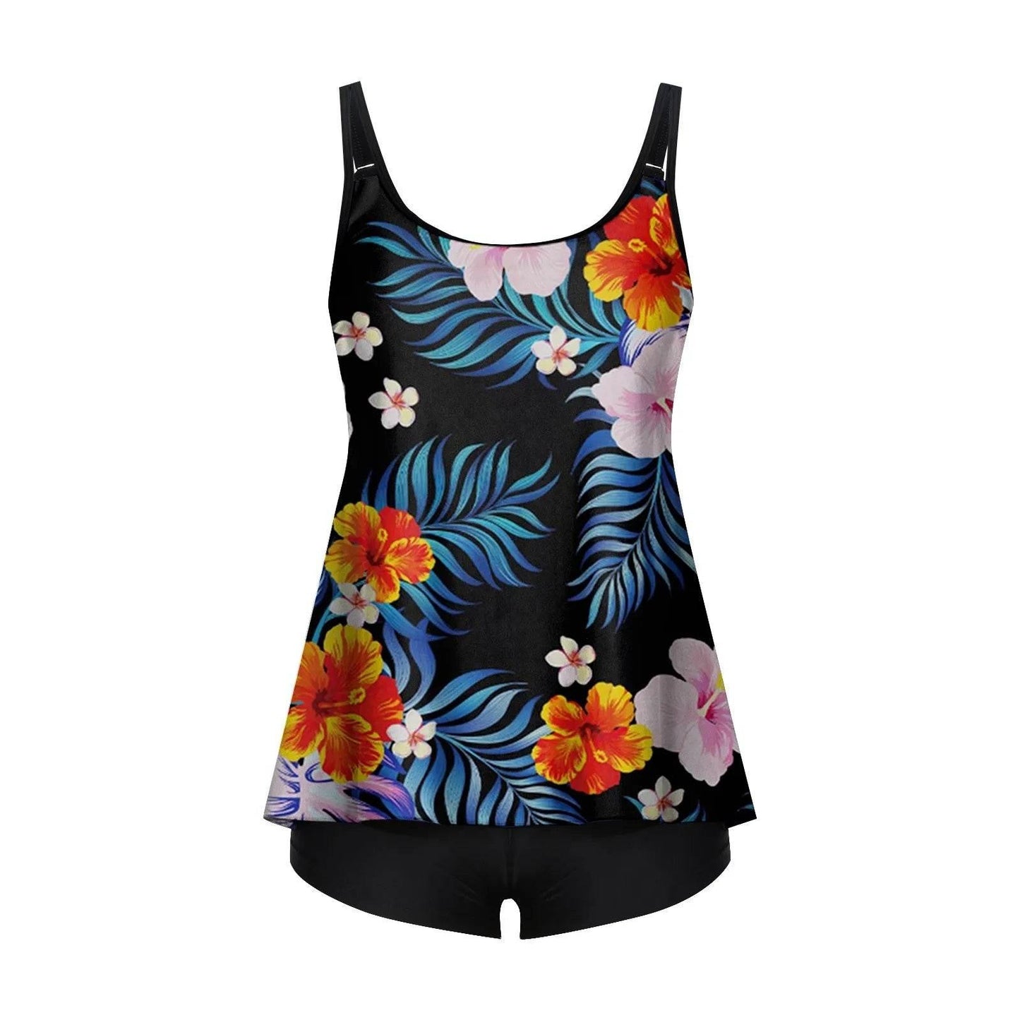 2024 Personality Popular Women's Swimsuit Sexy Printed Vest Shorts Swimsuit Two-Piece Set Soft And Comfortable Swimwear - Empire P.E