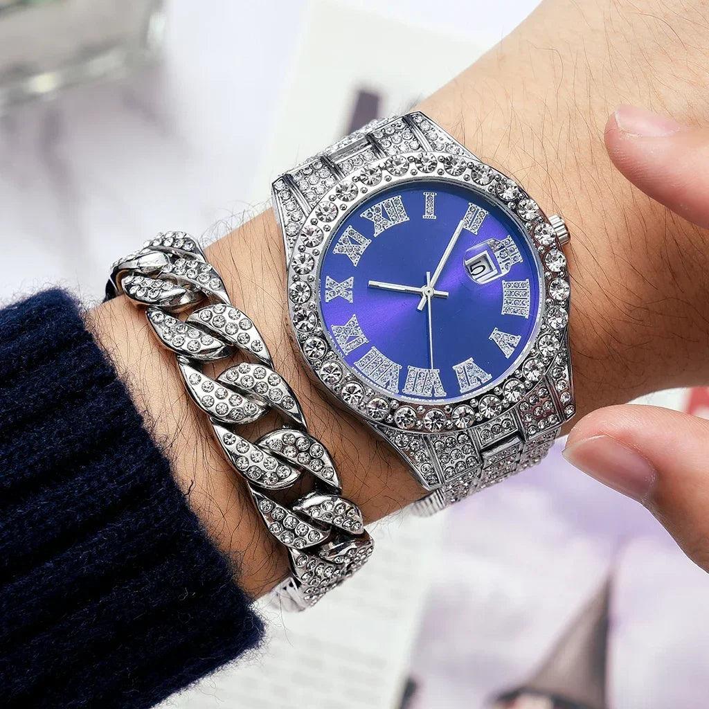 1/2Pc Watch Bracelet Set Hip Hop - Empire P.E