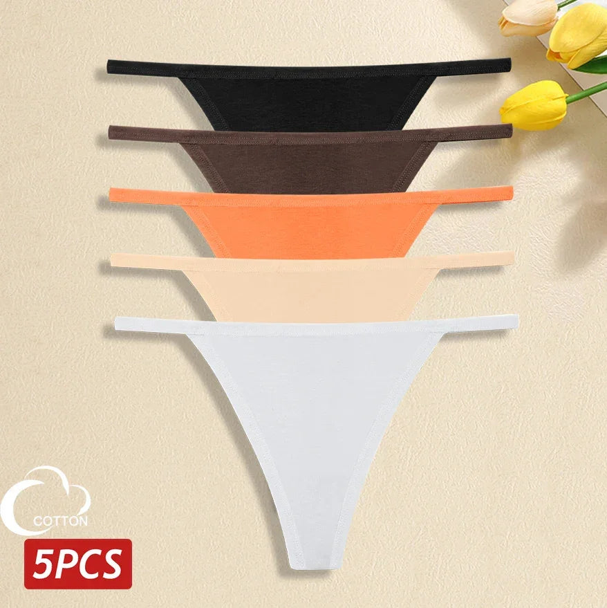 5Pcs Women Cotton Panties Female Thin - Empire P.E