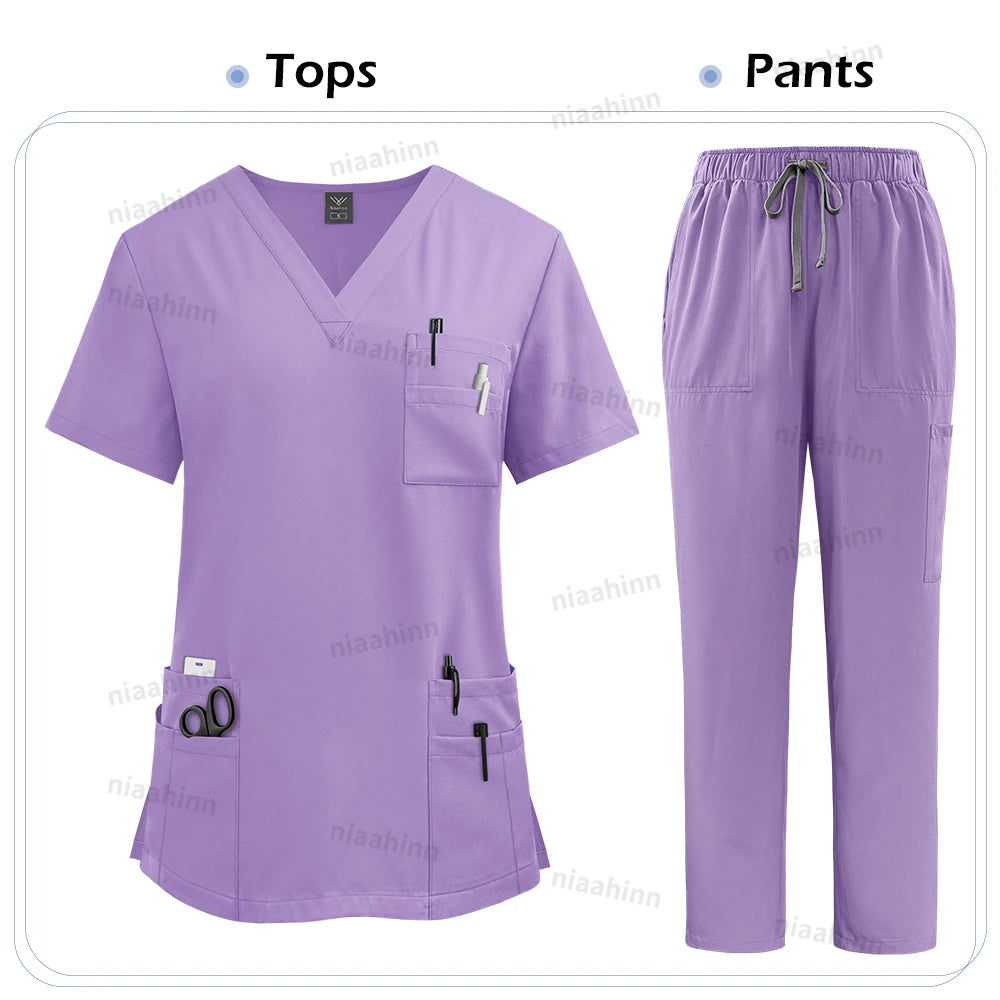 Elastic Scrub Uniform Set - Empire P.E