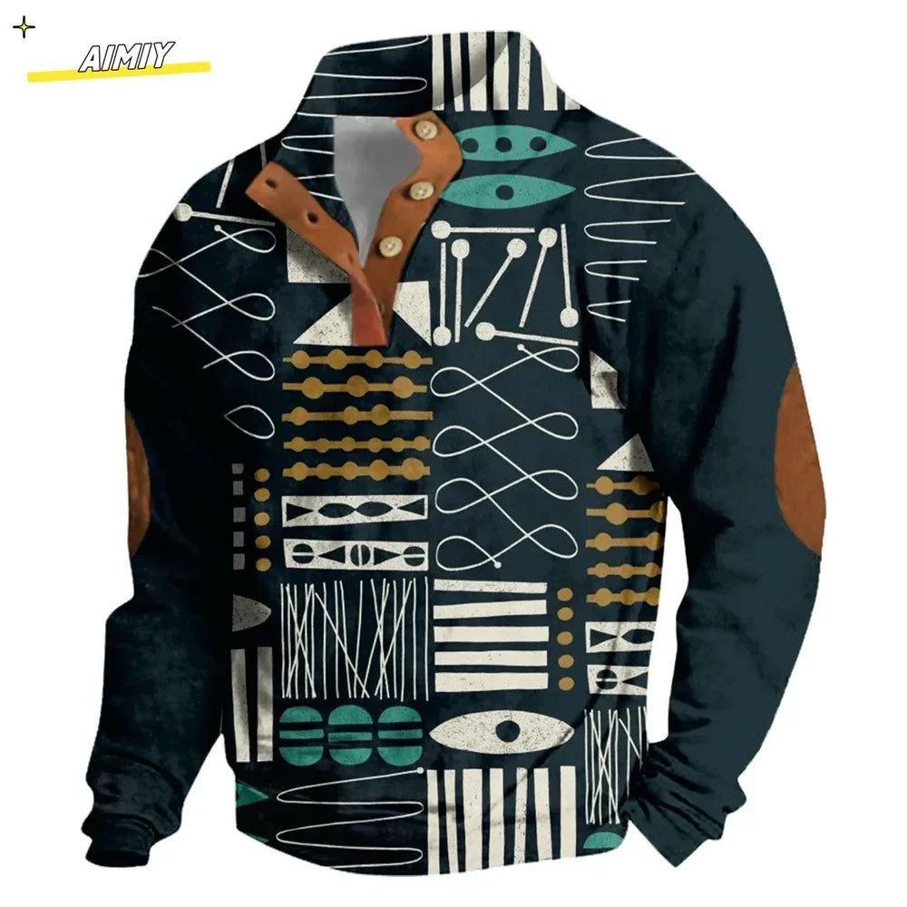 Vintage Men's Hoodie Casual Jacket - Empire P.E