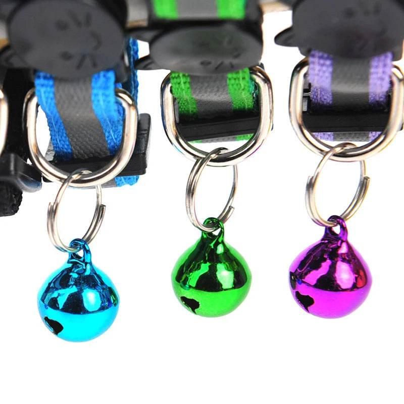 Nylon Pet Collar Night Safety Reflective Cat And Dog Collar Adjustable - Empire P.E