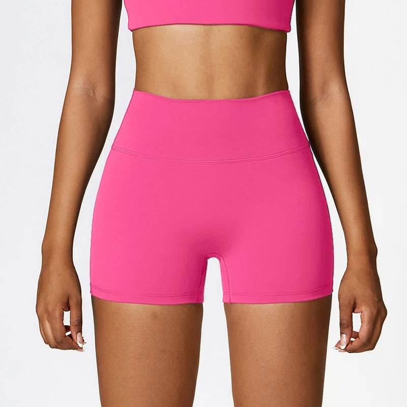 Women's sports Yoga shorts High waist hip lift fitness running cycling quick dry Breathable Yoga women's 3 points yoga shorts - Empire P.E