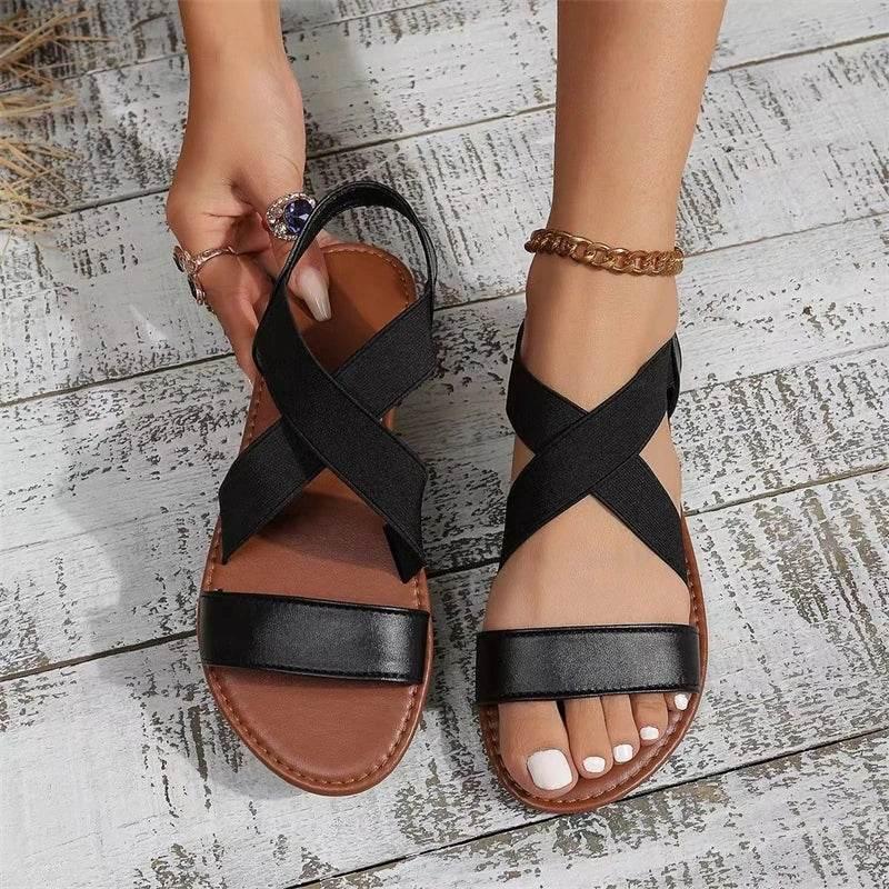 Summer Women Shoes Sandals Party Sandals Woman Beach Walking Shoes Retro Women's Sandals Plus Size Footwear Female Women Sandal - Empire P.E