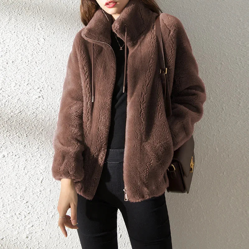 Women's Winter Fleece Warm Coat - Empire P.E