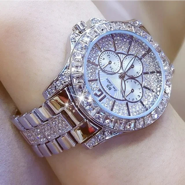 New Women Quartz Diamond Luxury Watch - Empire P.E