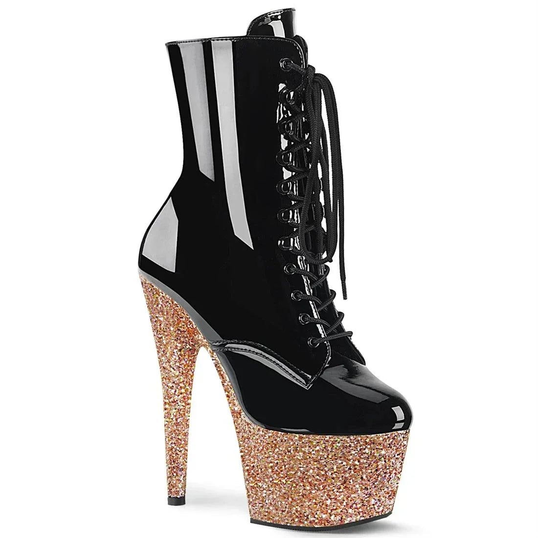 17CM Thin High Heels Ankle Boots Round Toe - Empire P.E