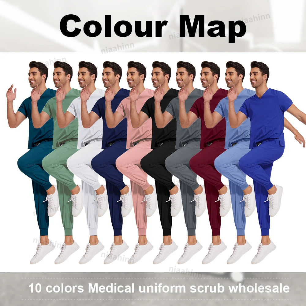 Wholesale Scrub Uniforms Medical Jogger Set - Empire P.E