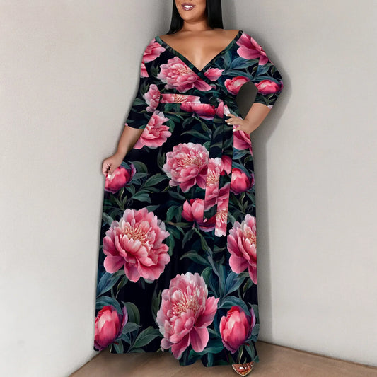 Plus Size Maxi Dress for Women - Empire P.E