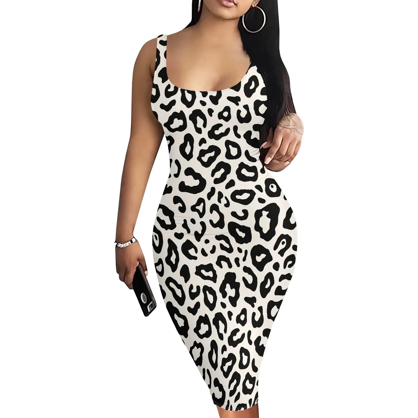 Leopard Print Dress for Women - Empire P.E