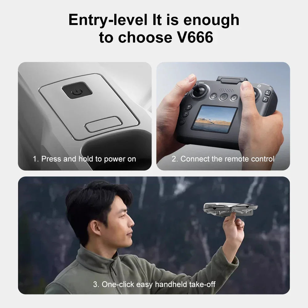 Xiaomi V666 Mini Drone 4K Professional Aerial 8k Dual Camera - Empire P.E