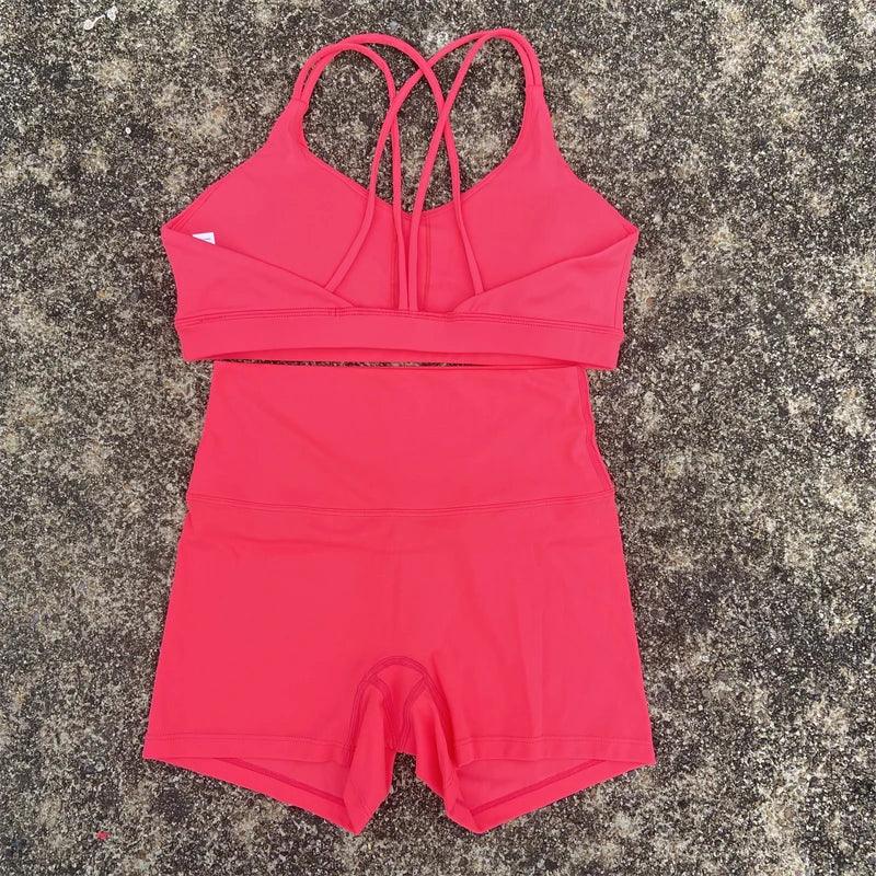 2 Piece Yoga Shorts Set - Empire P.E