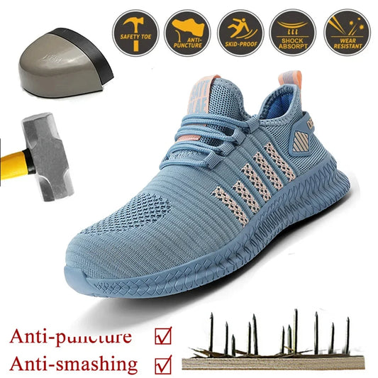 Women's safety shoes are anti smashing, anti piercing, anti slip - Empire P.E
