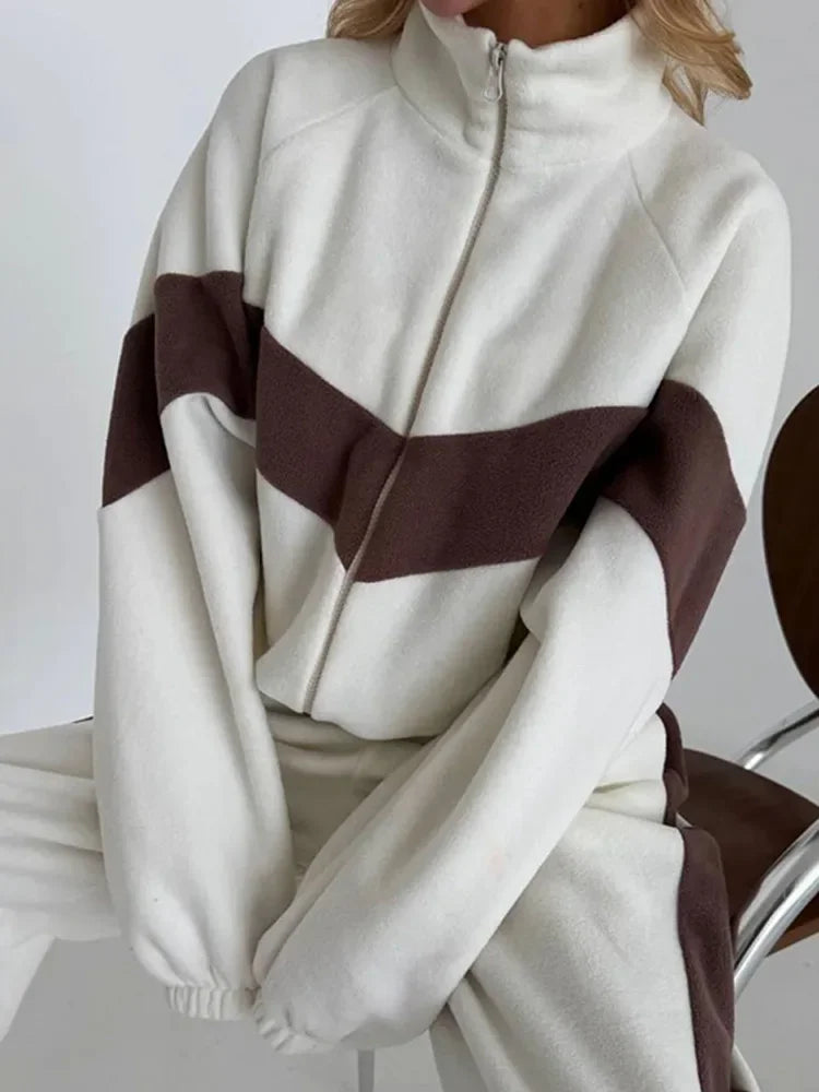 Women's Tracksuit Suit Autumn Fashion Two Pieces Oversized