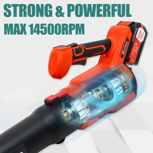 Cordless Leaf Blower with 2 * 4.5Ah Batteries and 2 Tubes - Empire P.E