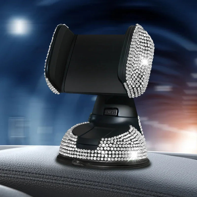 Crystal Car Phone Holder