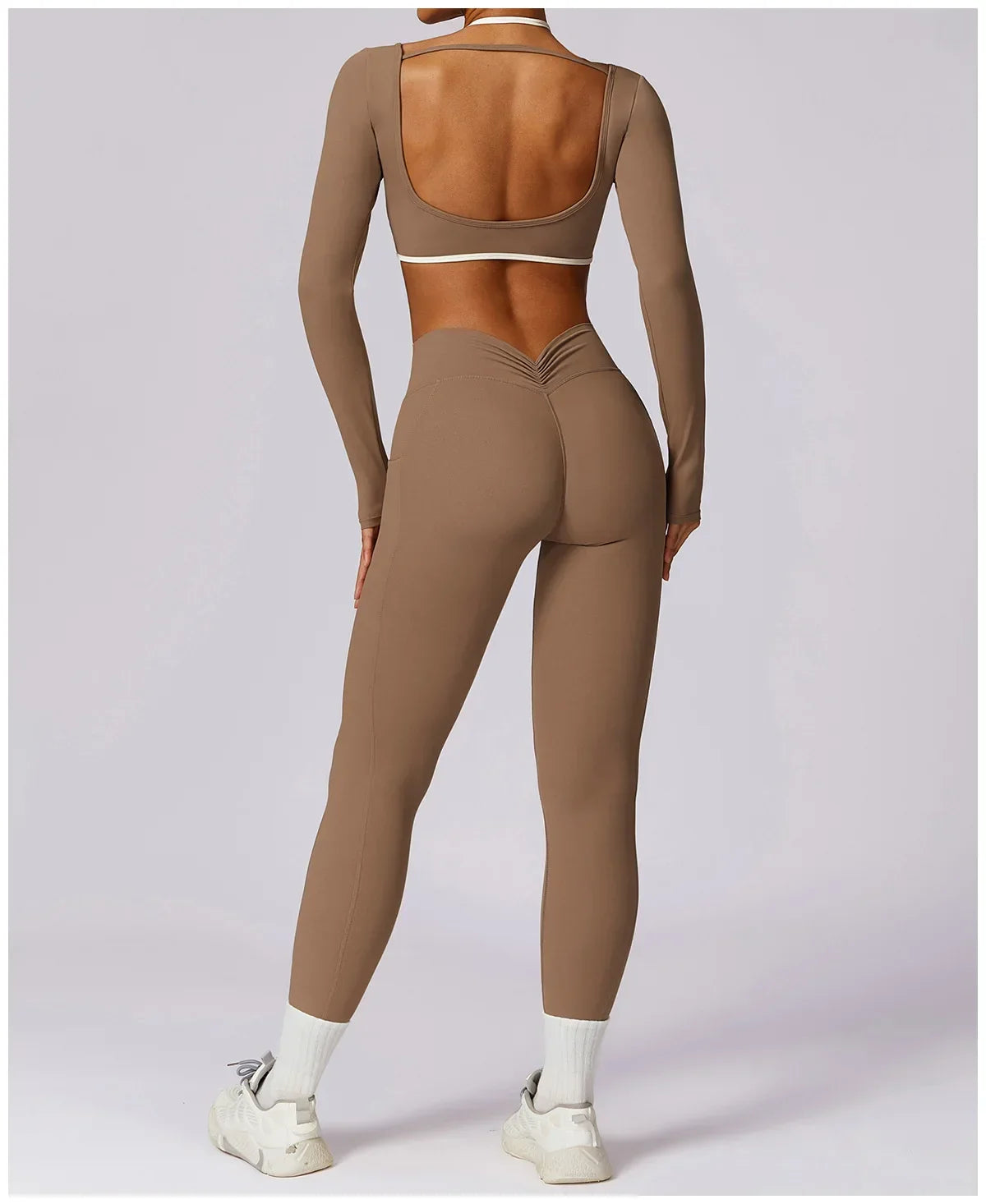 Yoga Set 2PCS Women Sportswear Push Up Workout Clothes - Empire P.E