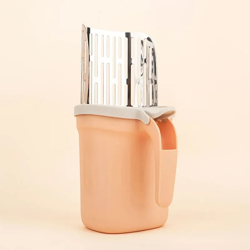 cat poop scoop integrated color blocked - Empire P.E