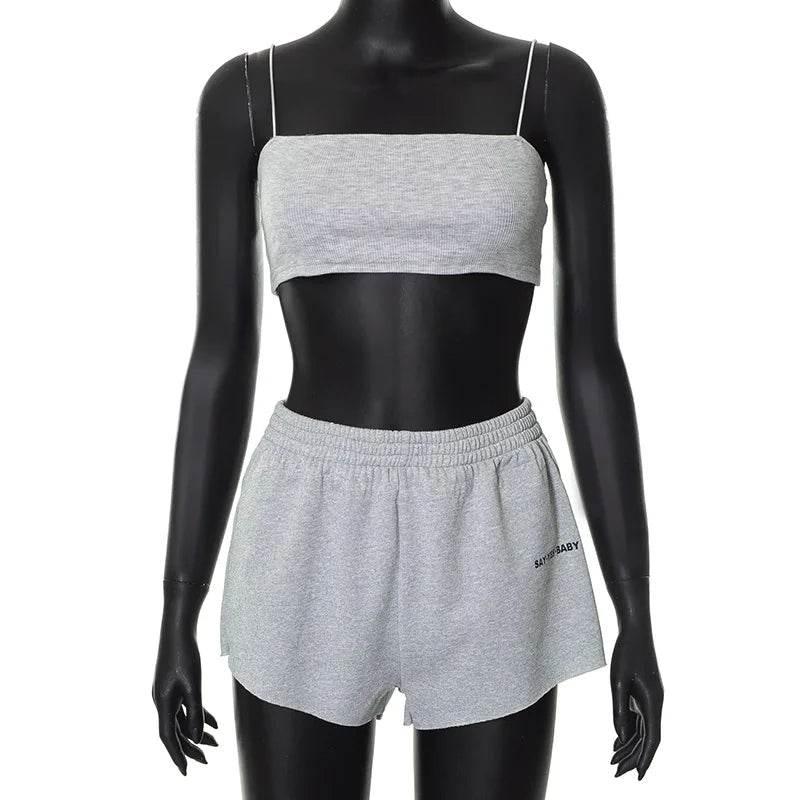 2025 New Sport Wear High Street Track Suits Sweatshirt Shorts Sets New Matching Sets 3 Pieces Set Women's Suits - Empire P.E