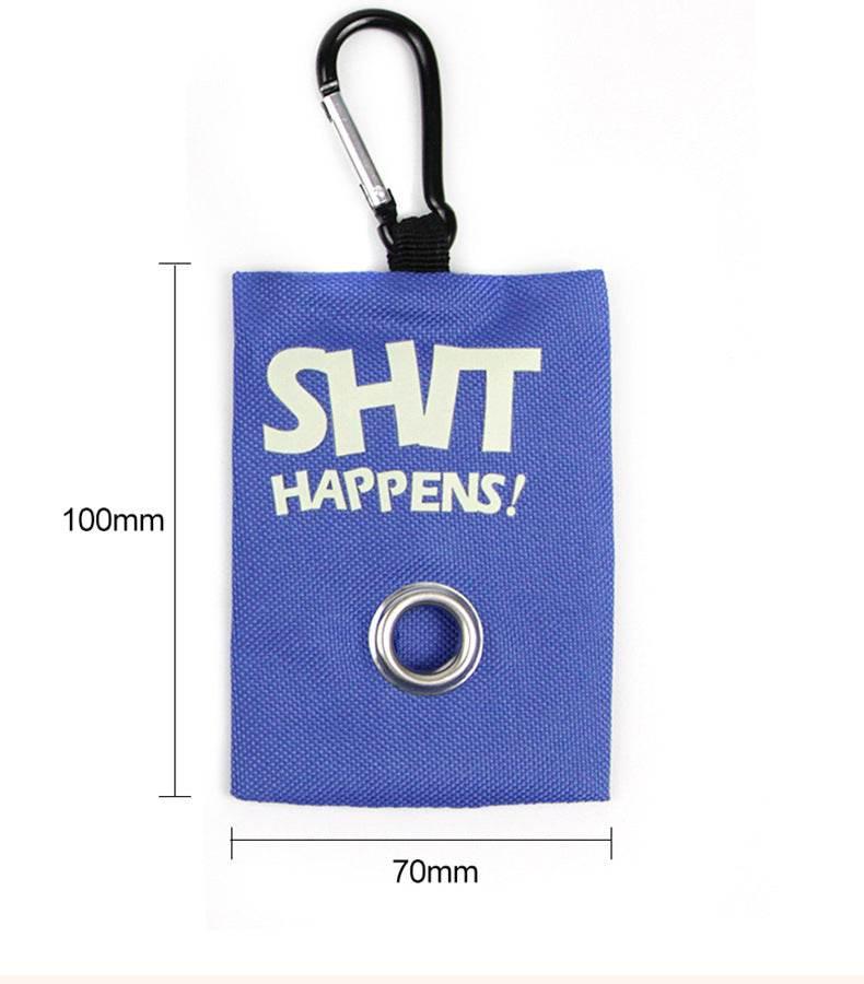 Pet Poop Bag pets Supplies Canvas Garbage Bags Dispenser Portable Dog Poop Waste Bag Holder Outdoor Puppy Cat outdoor Pick Up - Empire P.E