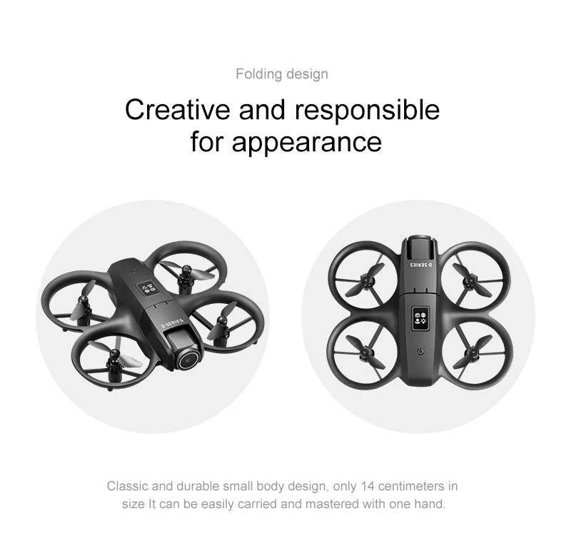 Xiaomi D16 Mini Drone with 180° Electric Adjustable 8K HD Camera WiFi Light Flow Drone Pocket Obstacle Avoidance Rc Quadcopter - Empire P.E