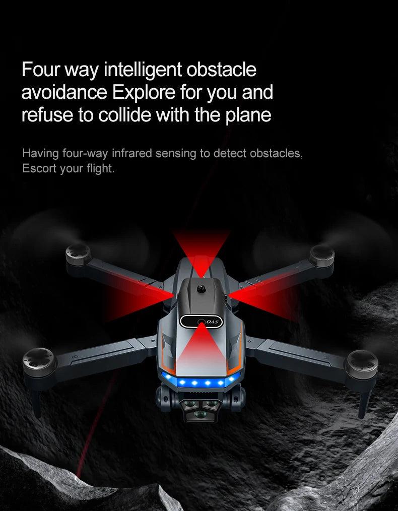 P18 New RC Drone Dual 8K camera drone obstacle avoidance quadcopter electronically controlled professional Drone Kid Gift Toys - Empire P.E