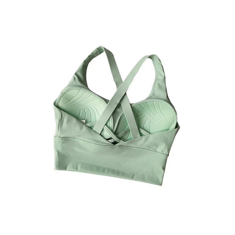 All-in-one Sports Bra Collection Breast High-intensity Professional Shock-proof Huddle Running Bra Yoga Fitness Bra Summer Cloth - Empire P.E