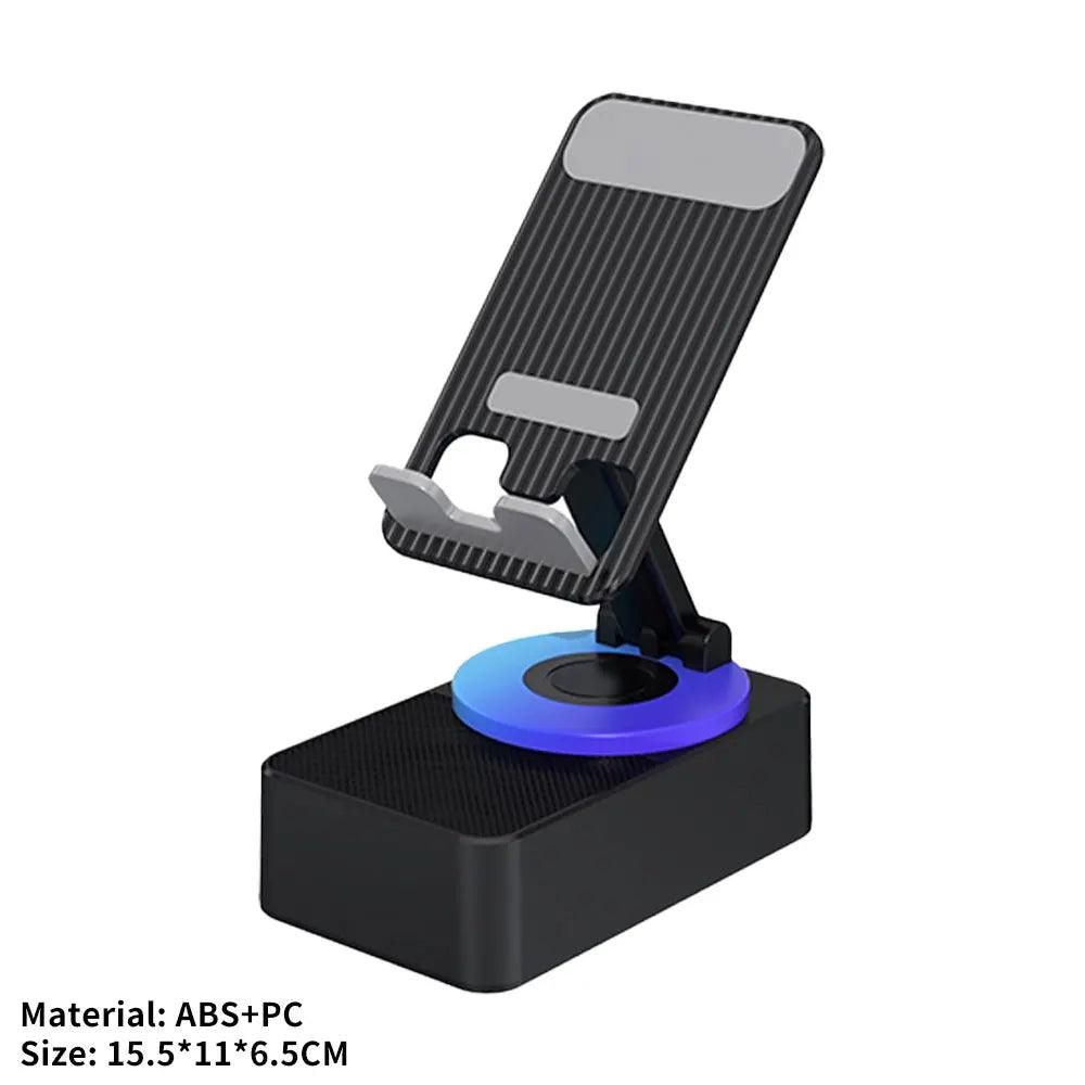 New Cell Phone Holder Stand With Bluetooth Speaker Adjustable Desktop Live Lazy Tablet Bracket Support Portable Wireless Speake - Empire P.E
