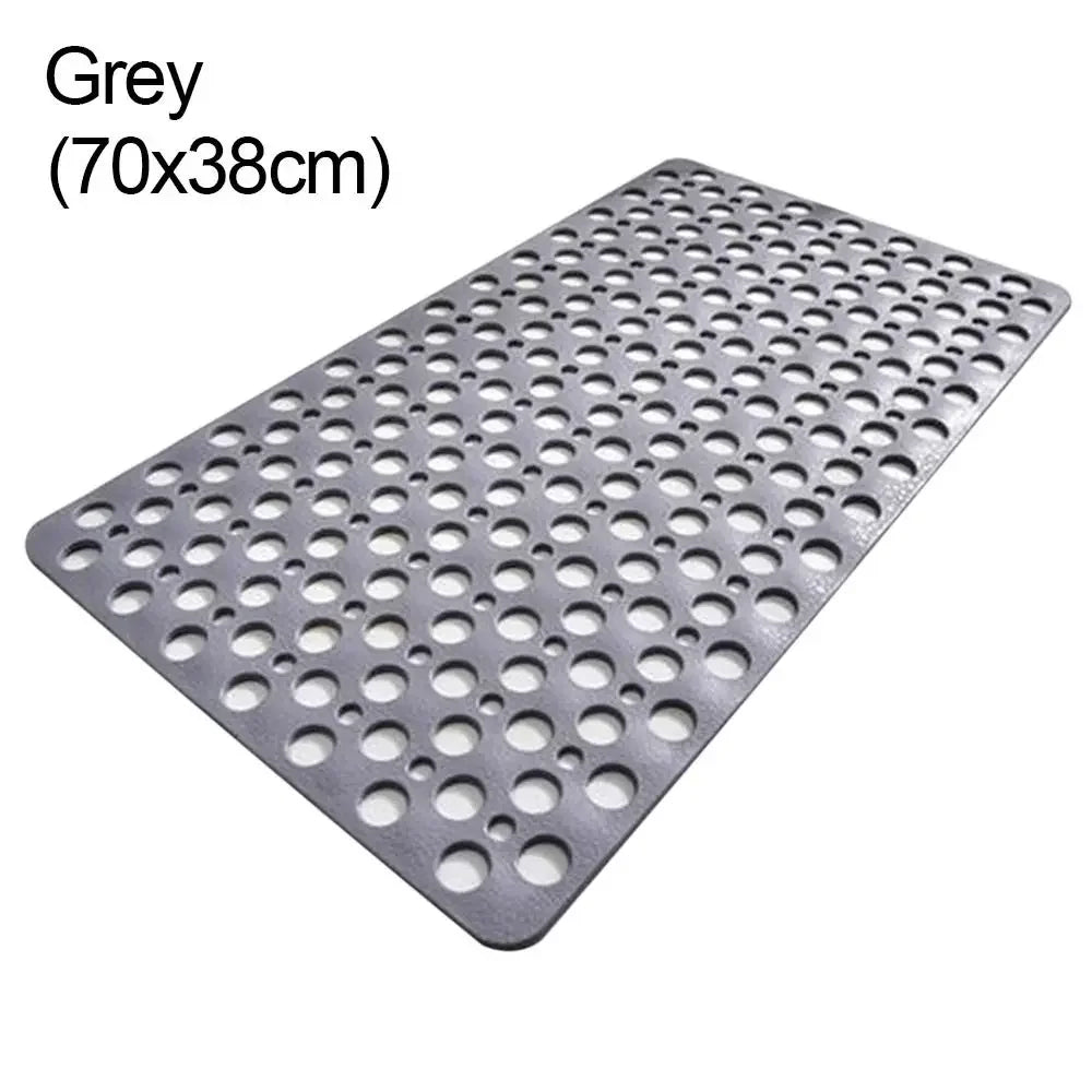 Mould Rubber Anti Slip Bath Mat with Drain Holes - Empire P.E