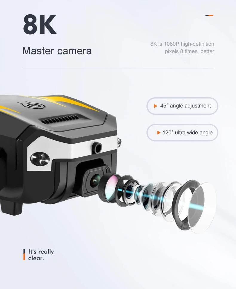 New G6 Drone 8K Professional HD 360 ° Aerial Photography Dual-Camera Foldables 5G GPS Obstacles Avoidanc Brushless Quadrotor 3KM - Empire P.E