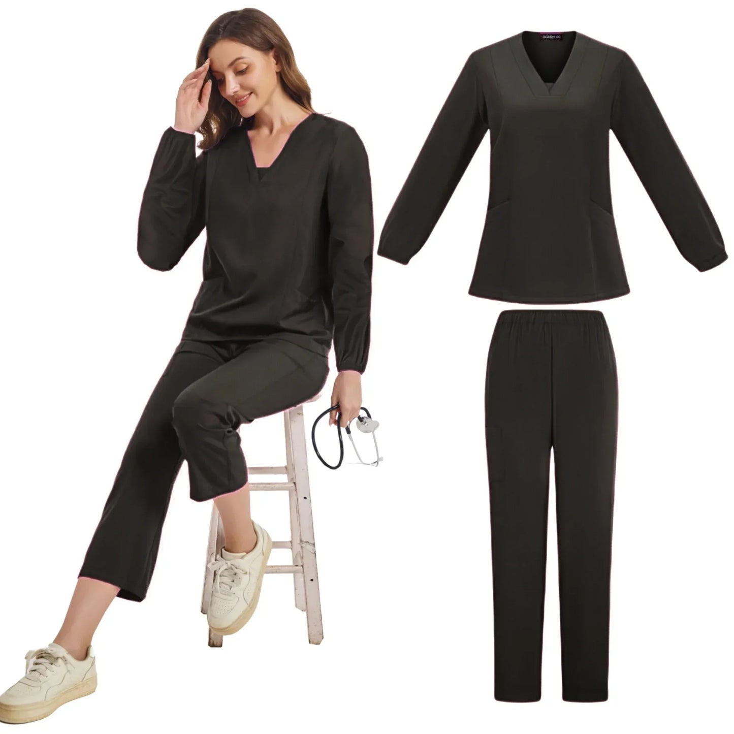 Women’s Nursing Long Sleeve Scrubsuit