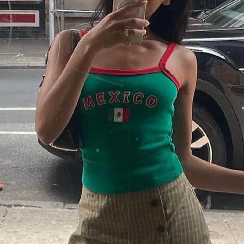Hot Sexy Brazil Streetwear Sling Yellow Crop Top - Empire P.E