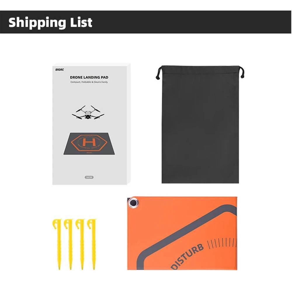 BRDRC Foldable Landing Pads for DJI Air 3S/3/NEO/Mini 4 Pro/3 Pro/4K/AVATA 2/ FIMI X8 MINI V2 Drone Mat Quadcopters Accessories - Empire P.E