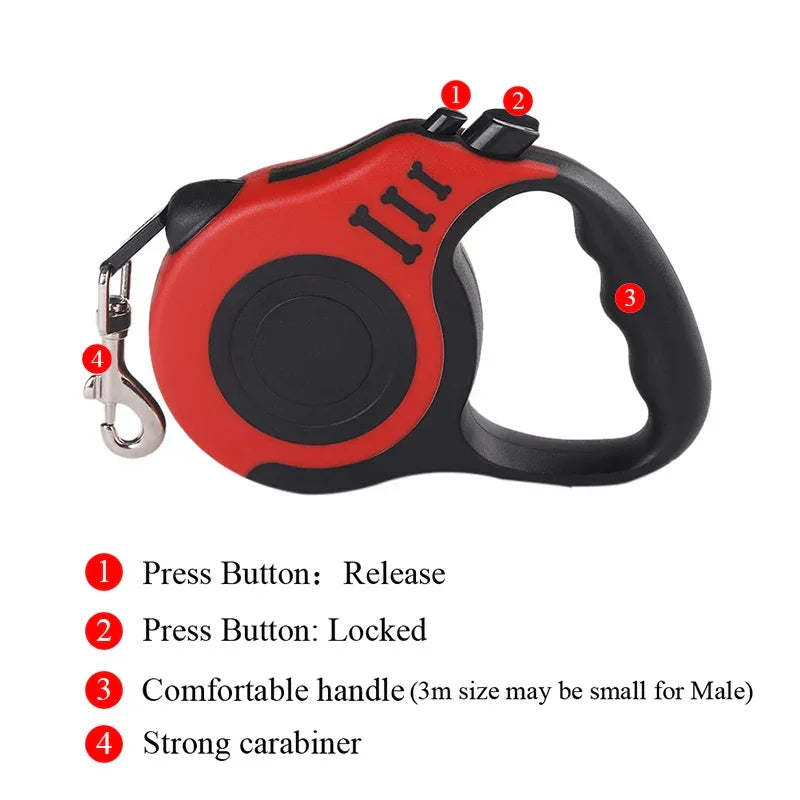 Dog Leash for Small Dogs Cat Automatic Retractable - Empire P.E