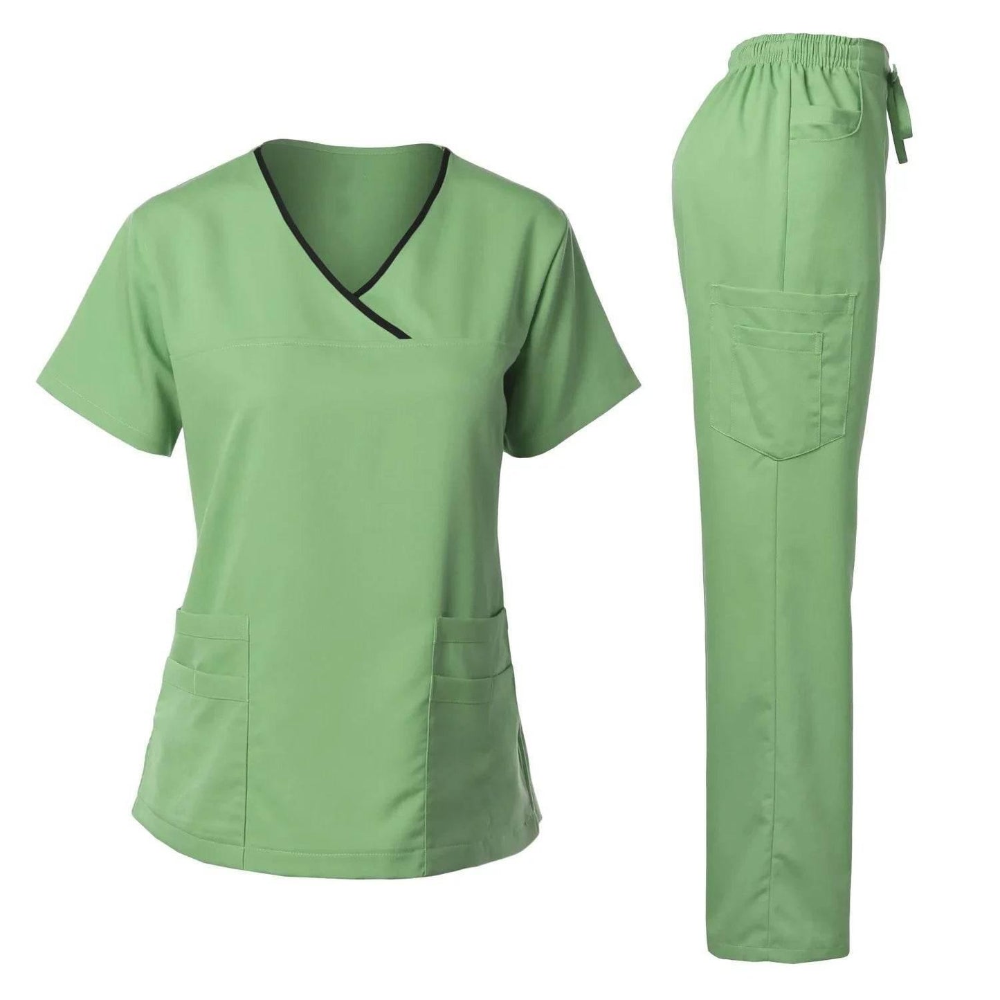 Anti Wrinkle Washable Soft Fabric Nurse Scrubs Hospital Uniform Medical Scrubs Jogger Scrubs Sets Medical Clothing for Women - Empire P.E