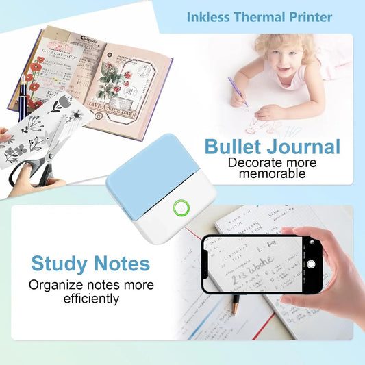 Mini Portabl Printer Inkless Sticker Maker - Empire P.E