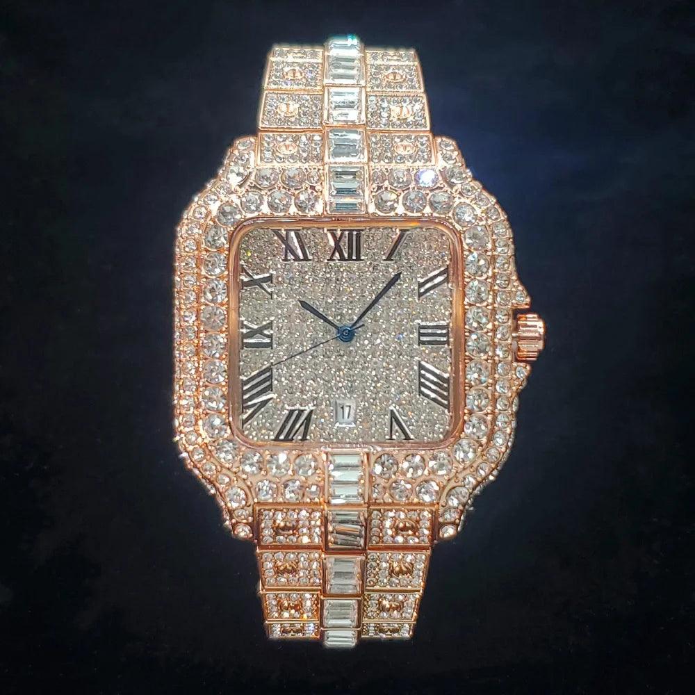 Luxury Original Brand Men Watch Bling Diamond - Empire P.E