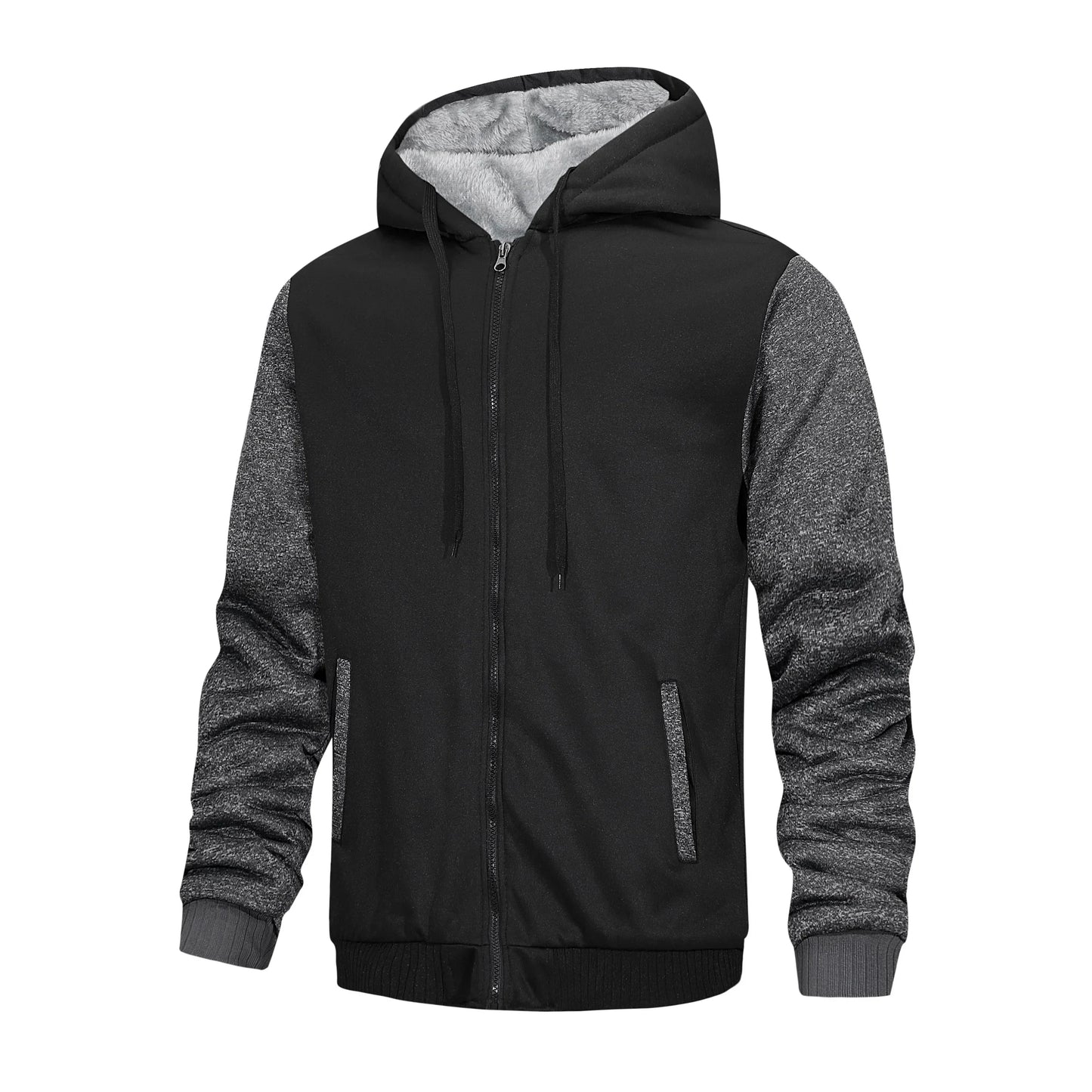 New Men's Lamb Fleece Thickened Warm Jacket - Empire P.E