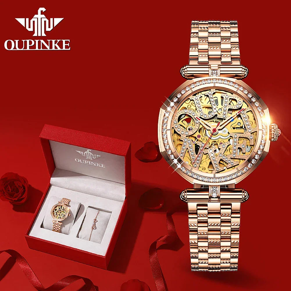 Automatic Diamond Watch for Women - Empire P.E